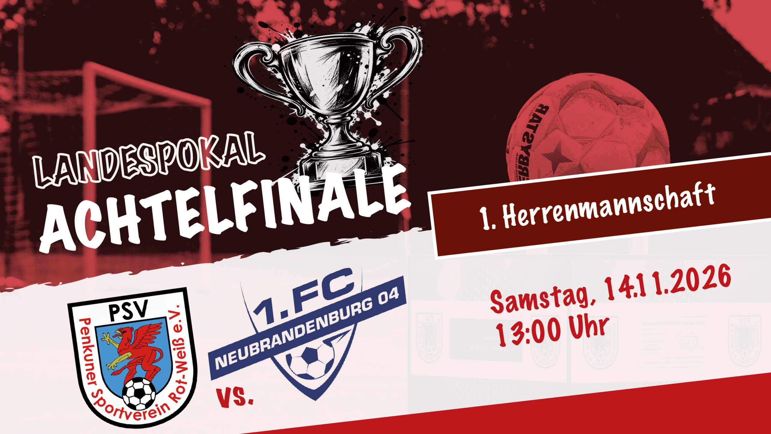 Ankündigung Länderpokal Achtelfinale